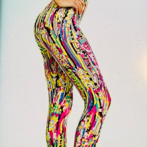 Drip Paint Leggings - Picture 1 of 4